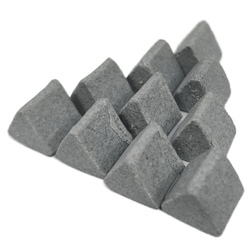 Наполнитель для галтовки   RXF  10/10 D керамика трехгранная призма, основная шлифовка