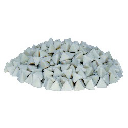 Наполнитель для галтовки OTEC PX 10 пластик пирамида белая (тонкая шлифовка) 