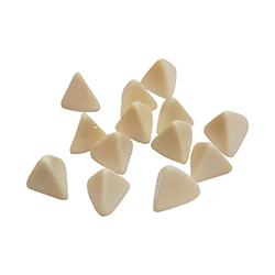 Наполнитель для галтовки   TETRAHEDRON PL - 10х10 ( 1500 GRIT) пластик белый тетраэдр финишный KAY