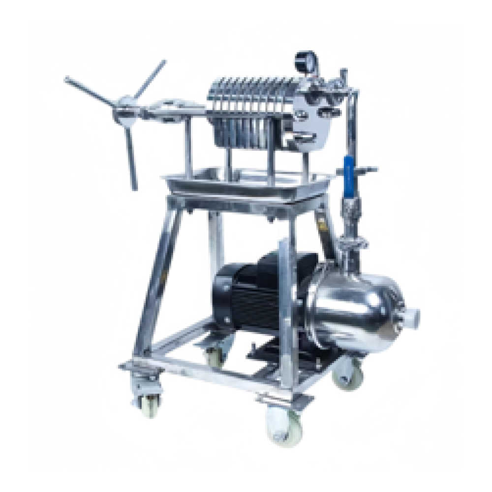 Система рециркуляции и фильтрации компаунда кассетно прессового типа KAY SS304